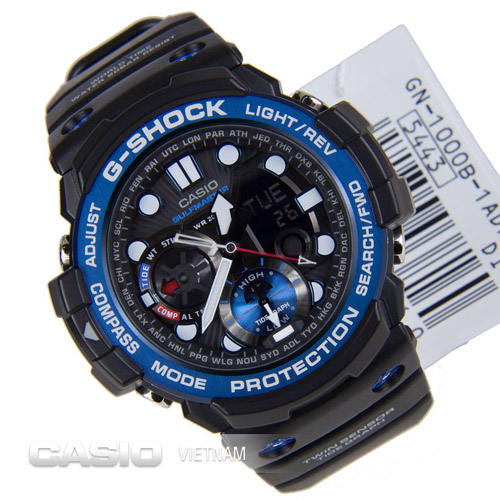 Đồng hồ nam Casio G-Shock GN-1000B-1ADR Chính hãng Chống nước 200 mét