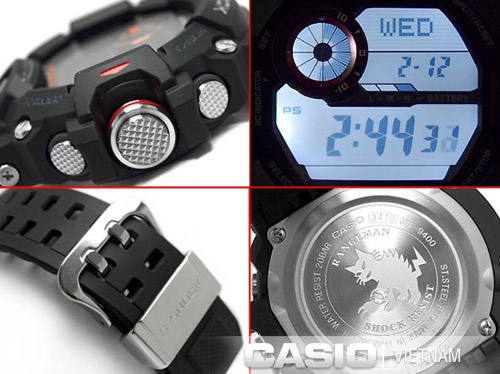 Đồng hồ Casio G-Shock GW-9400-1DR Chi tiết thiết kế
