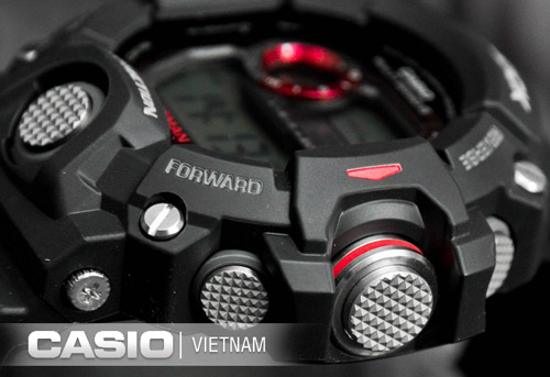 Đồng hồ Casio G-Shock GW-9400-1DR Núm cảm biến chắc chắn