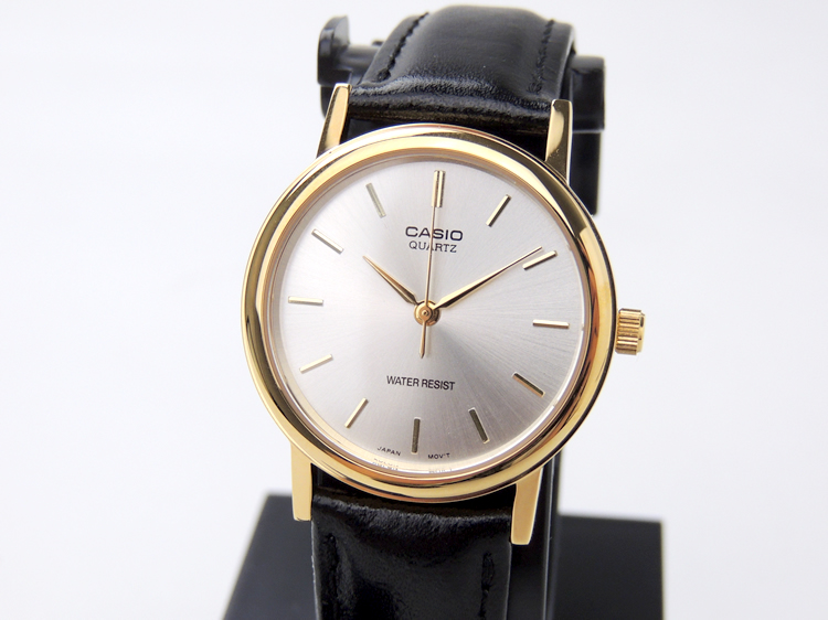 Đồng hồ Casio nữ dây da màu trắng LTP-1386L-7EDF