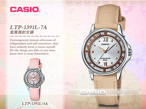 đồng hồ casio nữ LTP-1391L-7AV