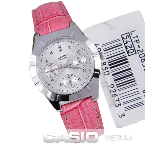 Mặt đồng hồ đeo tay Casio LTP-2083L-4VDF đính đá