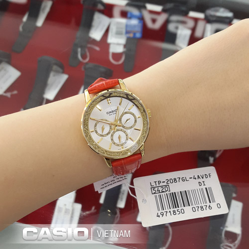 Đồng hồ Casio LTP-2087GL-4AVDF Chính hãng Nhật Bản Dành cho phái đẹp