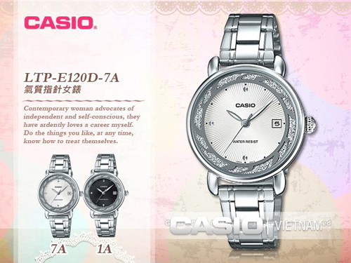 Đồng hồ Casio LTP-E120D-7ADF Chính hãng 