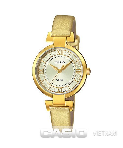 Đồng hồ Casio LTP-E403GL-9AVDF mạ vàng cho nữ