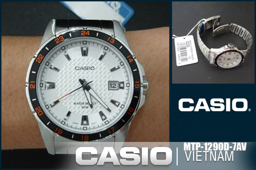 Đồng hồ Casio nam MTP-1290D-7AVDF sang trọng