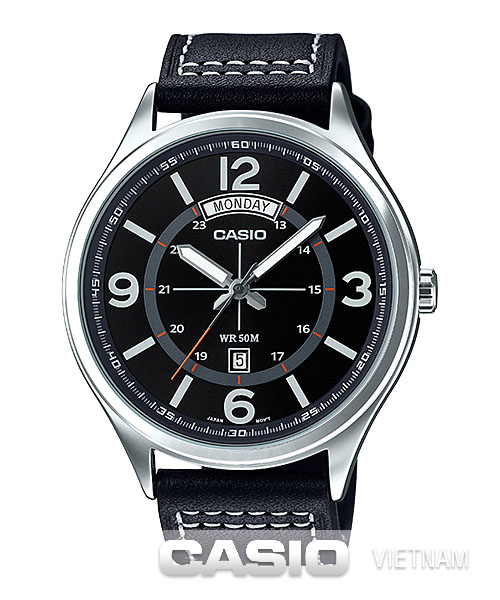 Đồng hồ nam Casio MTP-E129L-1AVDF cao cấp