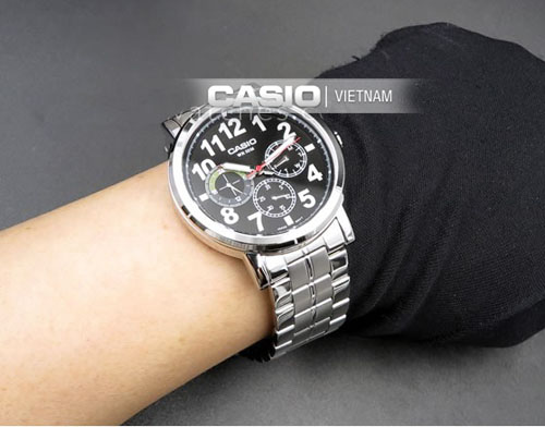 Đồng hồ Casio MTP-E309D-1AVDF ôm cổ tay