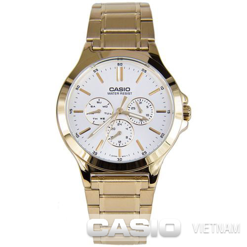 Đồng hồ Casio MTP-V300G-7AUDF mạ vàng cao cấp