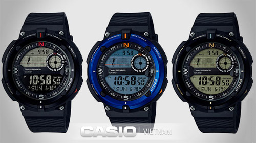 Đồng hồ Casio OutGear SGW-600H-1B Thiết kế màu sắc ấn tượng
