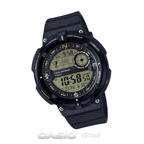 Đồng hồ Casio Out Gear SGW-600H-9A Bộ ba Cảm biến La Bàn Kĩ thuật số