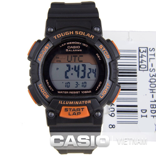 Đồng hồ Casio STL-S300H-1BVF sử dụng pin năng lượng