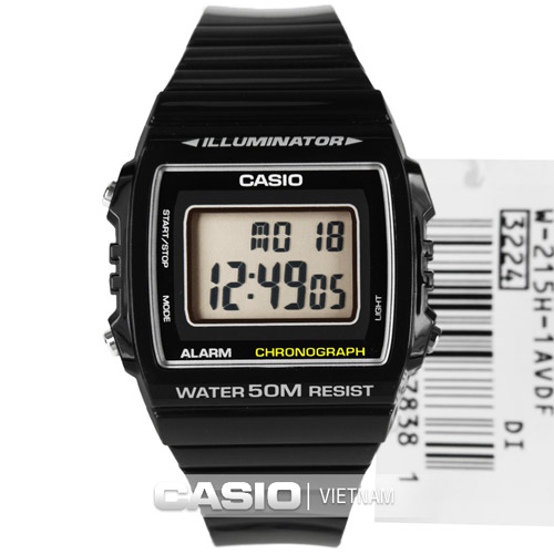 Đồng hồ Casio W-215H-1AVDF dành cho nam