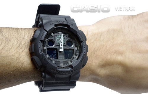 Đồng hồ Casio G-Shock ​Đèn led nhìn ban đêm màu hổ phách