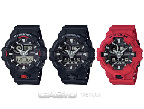 Đồng hồ Casio G-Shock GA-700-1ADR hầm hố, cá tính đẳng cấp