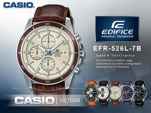 Đồng hồ Casio Edifice Chính hãng với mặt khoáng chống vỡ cao
