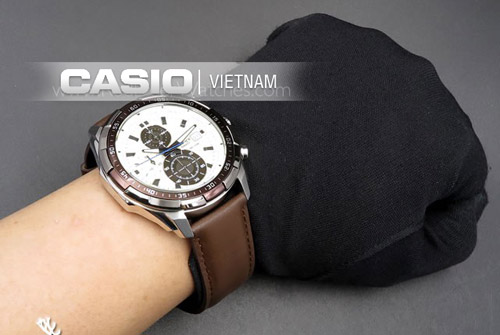 Đồng hồ Casio Edifice Sang trọng và Đẳng cấp với dây da trẻ trung