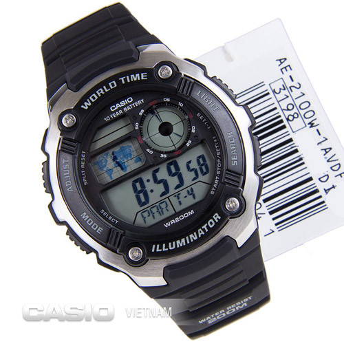 Đồng hồ casio AE-2100W-1AVDF