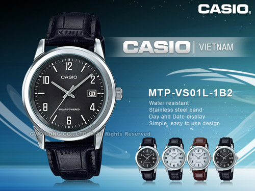 Đồng hồ nam Casio MTP-VS01L-1B2DF