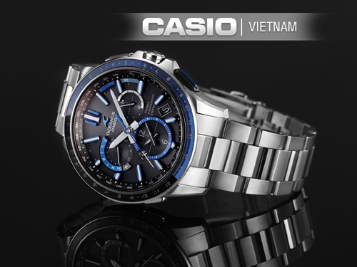 Đồng hồ Casio Oceanus Vỏ và dây đeo làm từ thép không gỉ