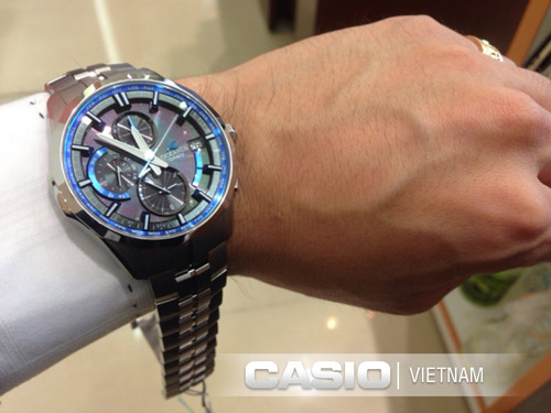 Đồng hồ Casio Oceanus Thời trang với Mặt kính Sapphire sáng bóng