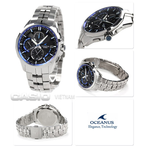Đồng hồ Casio Oceanus Khẳng định đẳng cấp cùng dây kim loại mạ titan