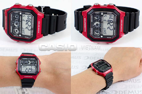 Đồng hồ nam Casio AE-1300WH-4AVDF Chính hãng 