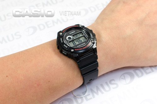 Đồng hồ Casio W-216H-1AVDF Tinh tế trong mọi chi tiết