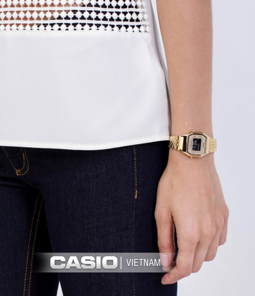 Thiết kế Đồng hồ Casio LA680WGA-9BDF năng động tinh tế
