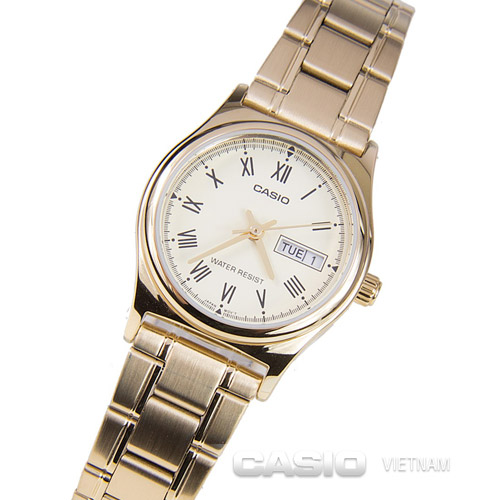 Đồng hồ nữ Casio LTP-V006G-9BUDF Mặt số la mã đặc biệt 
