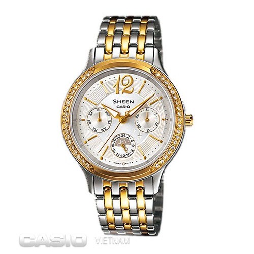 Đồng hồ Casio Sheen SHE-3030SG-7AUDR Gold Sang trọng