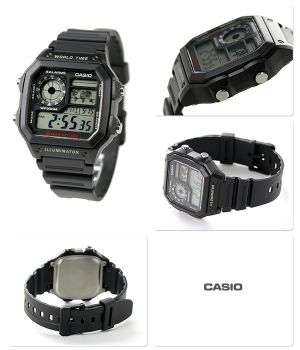 Đồng hồ Casio AE-1200WH-1AV