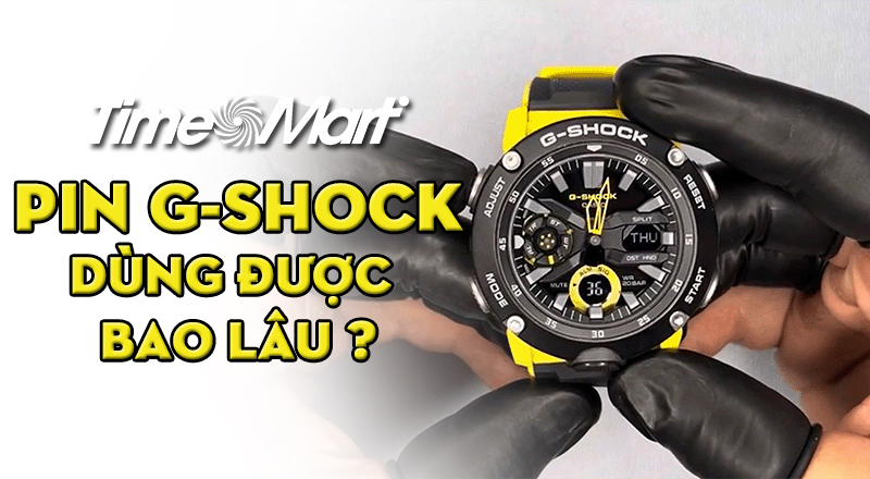 Tuổi thọ pin G-Shock bao lâu? Cách kiểm tra và kéo dài