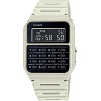 CA-53WF-8BDF | Đồng Hồ Casio | Nam | Dây Nhựa Màu Trắng | Có Máy Tính | Pin 5 Năm