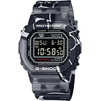 DW-5000SS-1DR | Đồng Hồ Casio | G-Shock | Dây Nhựa | Màu Đặc Biệt | Mặt Vuông | Chống Nước WR20BAR
