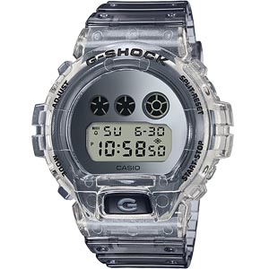 DW-6900SK-1 | Đồng Hồ Casio | G-Shock | Nam | Dây Nhựa Trong | Chống Nước WR20BAR