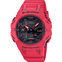 GA-B001-4A | Đồng Hồ Casio | G-Shock | Dây Nhựa | Kết Nối Điện Thoại | Lõi Carbon | WR20BAR