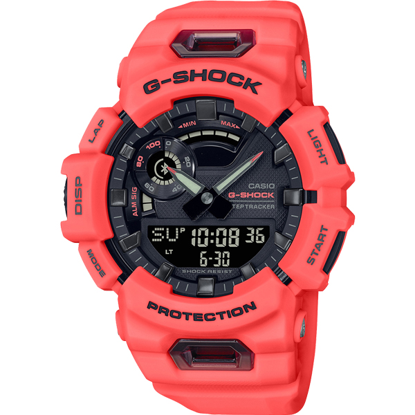 GBA-900-4ADR | Đồng Hồ Casio | G-Shock | G-SQUAD | Dây Nhựa | Kết Nối Điện Thoại | Chống Nước WR20BAR