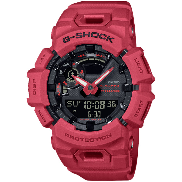 GBA-900RD-4A | Đồng Hồ Casio | G-Shock | G-SQUAD | Dây Nhựa | Kết Nối Điện Thoại | WR20BAR