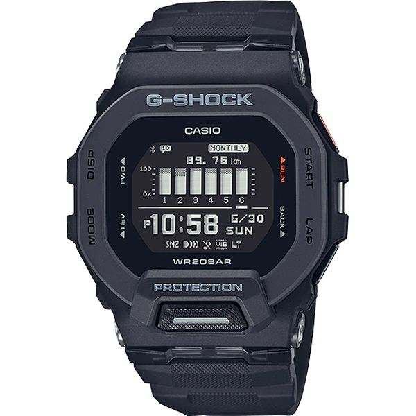 GBD-200-1 | Đồng Hồ Casio | G-Shock | G-SQUAD | Kết Nối Điện Thoại | Mặt Vuông