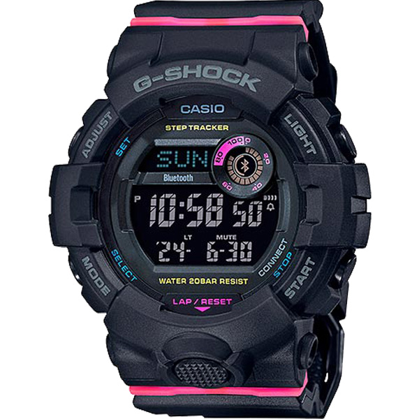 Đồng Hồ Casio G Shock GMD-B800SC-1 | Nữ | Dây Nhựa | Chống Nước 200M | Kết Nối Điện Thoại