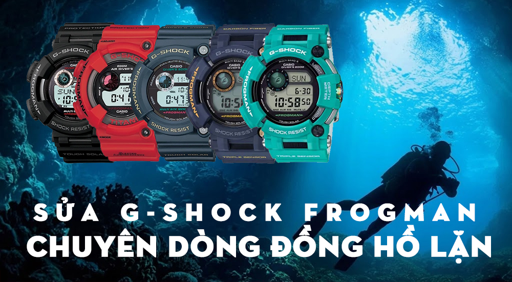 Sửa G-Shock Frogman – Chuyên Dòng Đồng Hồ Lặn Cao Cấp