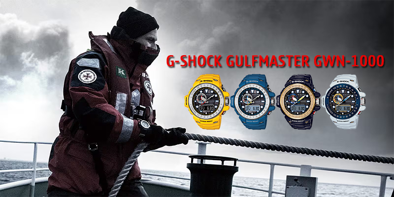 Thay pin G-Shock Gulfmaster (GWN-1000): Xử lý cảm biến thủy triều, nhiệt độ