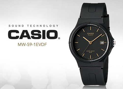 Casio MW-59-1EVDF dây nhựa