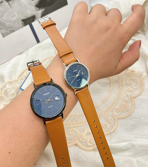 Đồng hồ đôi Casio MTP-E175BL-2EVDF & LTP-E175L-2EVDF