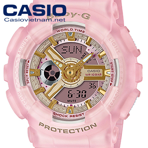 mặt đồng hồ casio BA-110SC-4ADR cá tính
