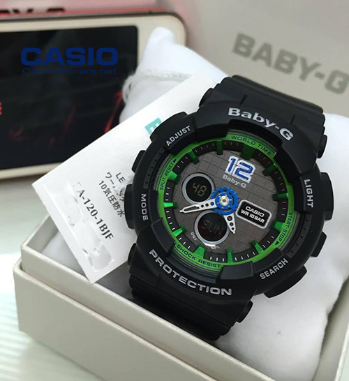 đồng hồ casio BA-120-1BDR