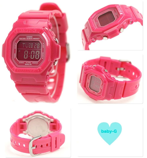 Mẫu đồng hồ Baby G BGD-5601-4HDR màu hồng