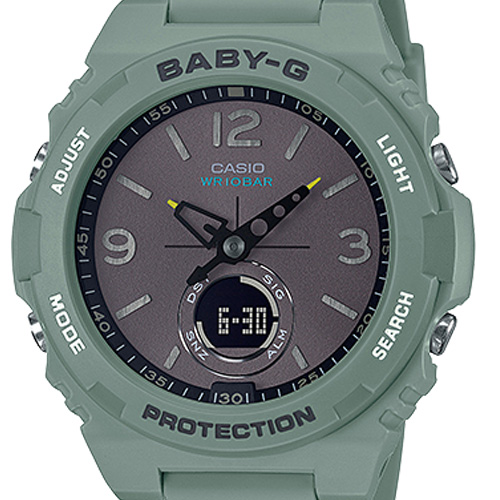Đồng hồ Casio Baby-G BGA-260-3ADR dây nhựa màu rêu