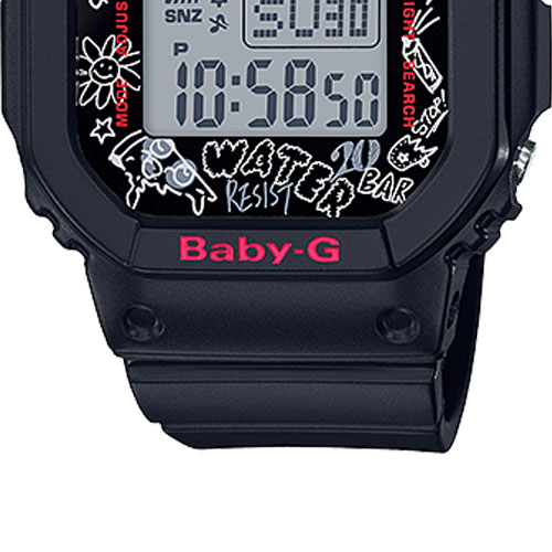 chi tiết về đồng hồ nữ Baby G BGD-560SK-1ADF